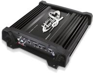 🚗 lanzar b52 car audio amplifier monoblock - 1 channel, 2000 watt, 2 ohm, rca input, bass boost, mobile audio power amplifier for car speakers, car electronics with crossover network (htg137) - black logo