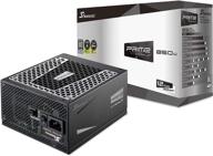 seasonic prime 850 titanium ssr-850tr 850вт 80+ титановый полностью модульный блок питания atx12v и eps12v с вентилятором 135мм fdb, power on self tester и гарантией на 12 лет. логотип