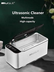 img 3 attached to 💎 Adjustable Portable Ultrasonic Cleaner with LED Display and Touch Panel for Jewelry, Eyeglasses, and Necklaces