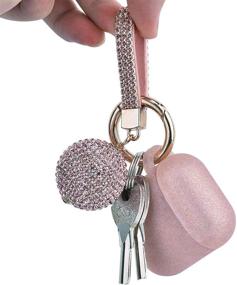 img 1 attached to Filoto Silicone Protective Keychain Glittery