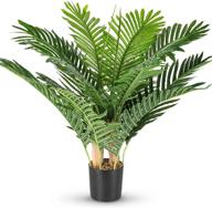 🌴 urtree artificial palm tree with 12 trunks - fake plant for home office bedroom décor - indoor outdoor tropical decor логотип