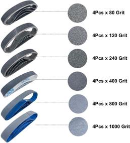 img 3 attached to Knife Sharpener Sanding Belts Replacement Abrasive & Finishing Products