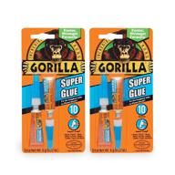 🦍 крепкий и удобный: горилла супер клей две тюбика по 11 унций, пакет из 2 штук. логотип