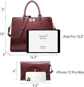 img 2 attached to Dasein Handbags Fashion Shoulder Matching Women's Handbags & Wallets and Satchels