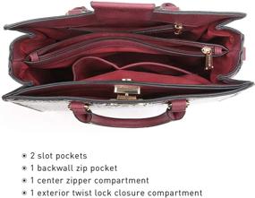 img 1 attached to Dasein Handbags Fashion Shoulder Matching Women's Handbags & Wallets and Satchels