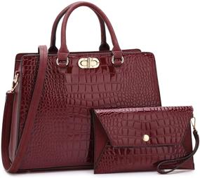 img 4 attached to Dasein Handbags Fashion Shoulder Matching Women's Handbags & Wallets and Satchels