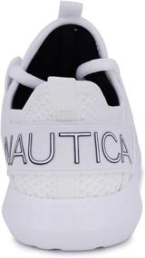 img 2 attached to 👟 Nautica Kids Lace Up Sneaker - Comfortable Running Shoes for Boys and Girls, Little Kid and Big Kid sizes