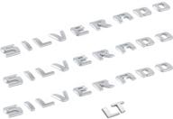 auto safety replacement silverado adhesive（chrome logo