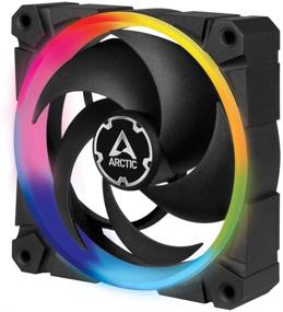 img 2 attached to 🌀 ARCTIC BioniX P120 A-RGB (3 pc Bundle with A-RGB Controller) - 120mm PWM Pressure-Optimized Fan, Cooler, Fluid Dynamic Bearing, 400-2300 RPM - Black