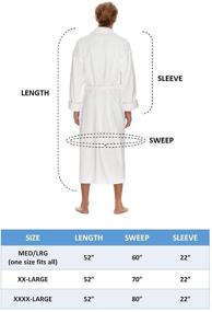 img 2 attached to Boca Terry Diamond Men's Robe