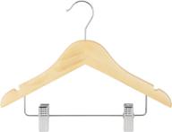 👕 richards imperial/juvenile shirt/coat homewares-kids 10 suit hangers with clips: efficient chrome hooks for organized wardrobes логотип