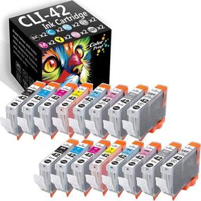 img 4 attached to 16-Pack ColorPrint Replacement CLI 42 Ink Cartridge for PIXMA Pro-100 Printer