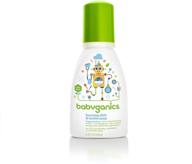 fragrance free babyganics foaming dish and bottle soap, 3.38 ounce logo