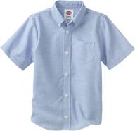 stylish dickies short sleeve oxford for boys size 6 - perfect addition to boys' clothing collection logo
