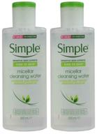 simple micellar cleansing water: 6.7 ounce (2 pack) - the perfect solution for gentle and effective cleansing logo