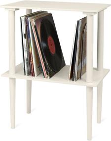 img 2 attached to Innovative Technology Record Stand Turntable White (VA-30-WHT)