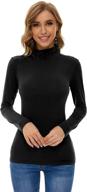 👚 fashionable and comfortable women's fitted turtleneck sleeves for lingerie, sleep & lounge logo