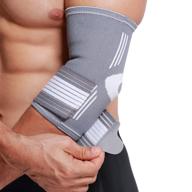 🌟 neotech care elbow support brace - size m, gray - 1 unit: a reliable solution for elbow pain relief logo