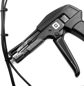 img 2 attached to 🔫 Ultimate Zip Tie Gun: Effortlessly Fasten and Snip Heavy Duty Cable Ties