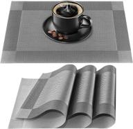 🍽️ heclife non slip tablemats - resistant placemats for optimal seo logo