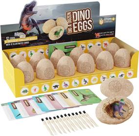 img 4 attached to Dinosaur Egg Excavation Kit: Unearthing Archaeological Marvels
