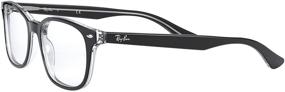 img 2 attached to Ray Ban RX5375F Square Eyeglass Transparent