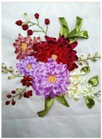 img 2 attached to Egoshop Embroidery Blooming Painting Instruction Needlework