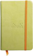 compact and stylish: rhodia boutique a6 plain rhodiarama notebook a6 - must-have stationery for your creative ideas! logo