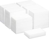 🧽 bulk pack of 50 klickpick home cleaning sponges - white melamine foam cleaning pads for all surfaces | ideal for bathroom, kitchen, floors, baseboards, and walls logo