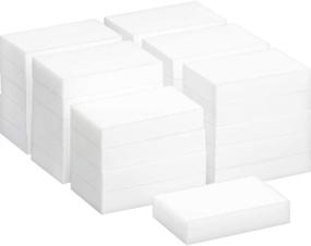 img 4 attached to 🧽 Bulk Pack of 50 Klickpick Home Cleaning Sponges - White Melamine Foam Cleaning Pads for All Surfaces | Ideal for Bathroom, Kitchen, Floors, Baseboards, and Walls