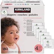 👶 kirkland signature size 4 diapers - 180 count (22-37 lbs) with exclusive health and outdoors wipes logo