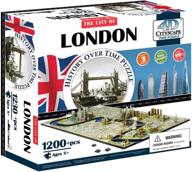 🧩 explore the historic wonders of london with 4d cityscape cty 4d102 london puzzle logo