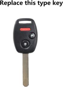 img 3 attached to 🔑 2+1 Buttons Flip Key Shell Case Fob for Honda Odyssey LX Ridgeline Accord Civic CR-V Pilot by Ezzy Auto