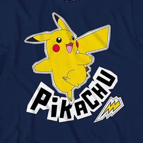 img 3 attached to Рубашка с игрой Pokemon для мальчиков Pikachu: необходимая вещь для молодых геймеров - одежда для мальчиков и верхняя одежда, футболки и рубашки