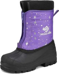 img 4 attached to 🌧️ DREAM PAIRS Weather Insulated Waterproof Boys' Shoes and Boots: Stay Warm and Dry All Day