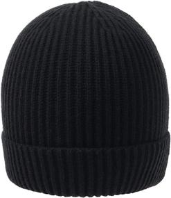 img 1 attached to 🧢 Stay Warm and Stylish with our XXL Oversize Knit Beanie Cap with Brim - Perfect for Big Heads, Winter Outdoor Fashion