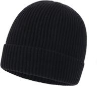 🧢 stay warm and stylish with our xxl oversize knit beanie cap with brim - perfect for big heads, winter outdoor fashion logo