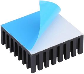 img 3 attached to 🔥 Efficient Cooling Solution: 6pcs Small Heatsink Kit with Thermal Conductive Double Sided Tape for GPU IC Chips, VRAM, VGA RAM