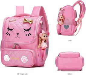 img 2 attached to Backpacks Primary Elementary Bookbags Pink Small Backpacks in Kids' Backpacks