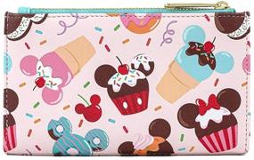 img 3 attached to 🐭 Loungefly Mickey and Minnie Mouse Sweets Flap Wallet: The Perfect Touch of Disney Magic!