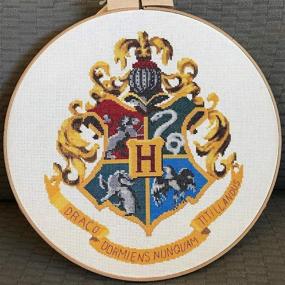 img 1 attached to Hogwarts Crest Cross Stitch Stitchering