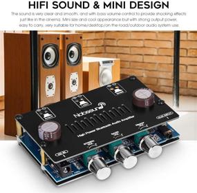 img 3 attached to Nobsound Цифровой усилитель Bluetooth с сабвуфером