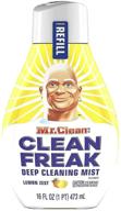 🍋 get a deep cleaning boost with mr. clean freak deep cleaning mist refill, lemon zest, 16 fl oz (pack of 2) logo