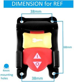 img 3 attached to 🔌 Table Saw Safety Power Tool Switch: Ryobi and Craftsman Compatible, 125v Paddle On/Off Switch Replacement