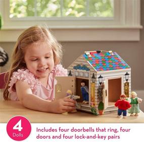 img 3 attached to Exploring the Melissa & Doug Take Along Doorbell Dollhouse: Innovative Portable Playset for Hours of Fun!