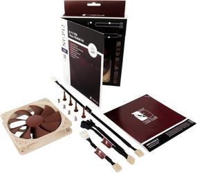 img 2 attached to 🔇 Noctua NF-P12 PWM: Premium Quiet Fan for Enhanced Cooling, 4-Pin (120mm, Brown)