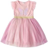 dxton birthday dresses with litter sleeves for girls' clothing logo