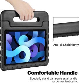 img 1 attached to 📱 TNP Shockproof Convertible Handle EVA Kids Friendly Protective Stand Cover for iPad Air 4th Gen 10.9" / iPad Pro 3rd Gen 11" 2018 - Black