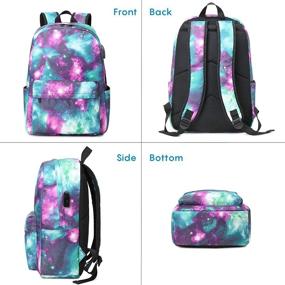 img 3 attached to 🎒 College Charging Daypack with Sunflower Design