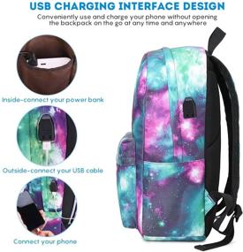 img 2 attached to 🎒 College Charging Daypack with Sunflower Design